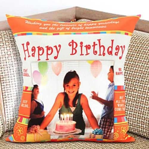 Happy Birthday Personalised Cushion